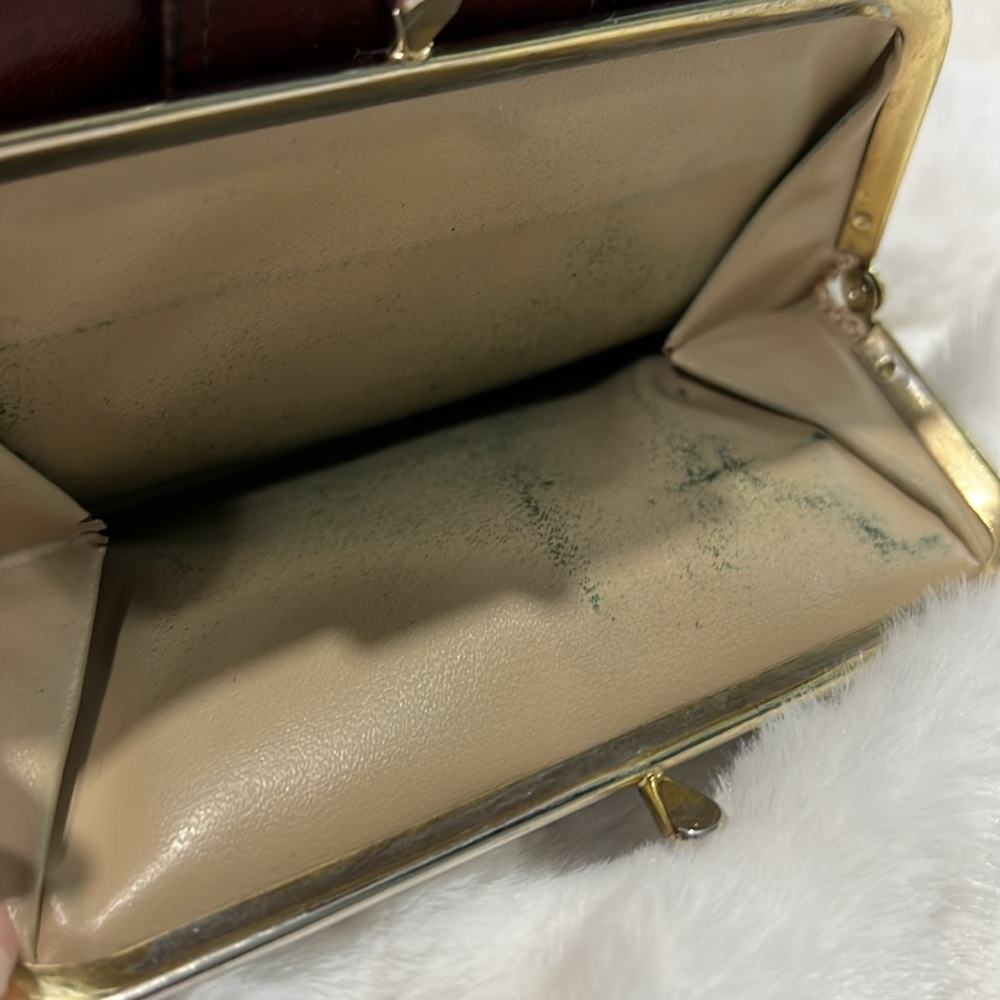 Vintage Rolf’s Cowhide Leather Hand Made Stitched Key Lock Bifold Wallet - Picture 9 of 13